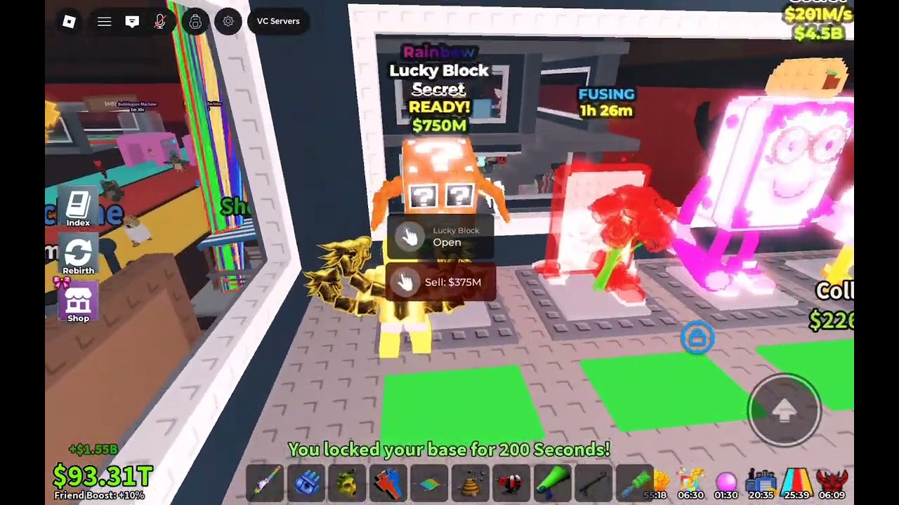 CRAZY LUCKY BLOCK OPENING