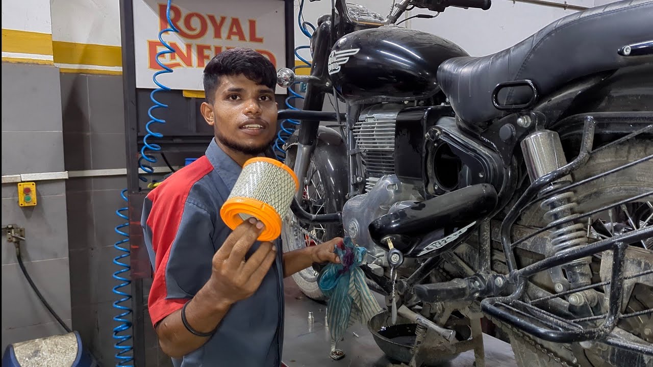 Second Service (5000 km) - New 2024 Royal Enfield Bullet 350