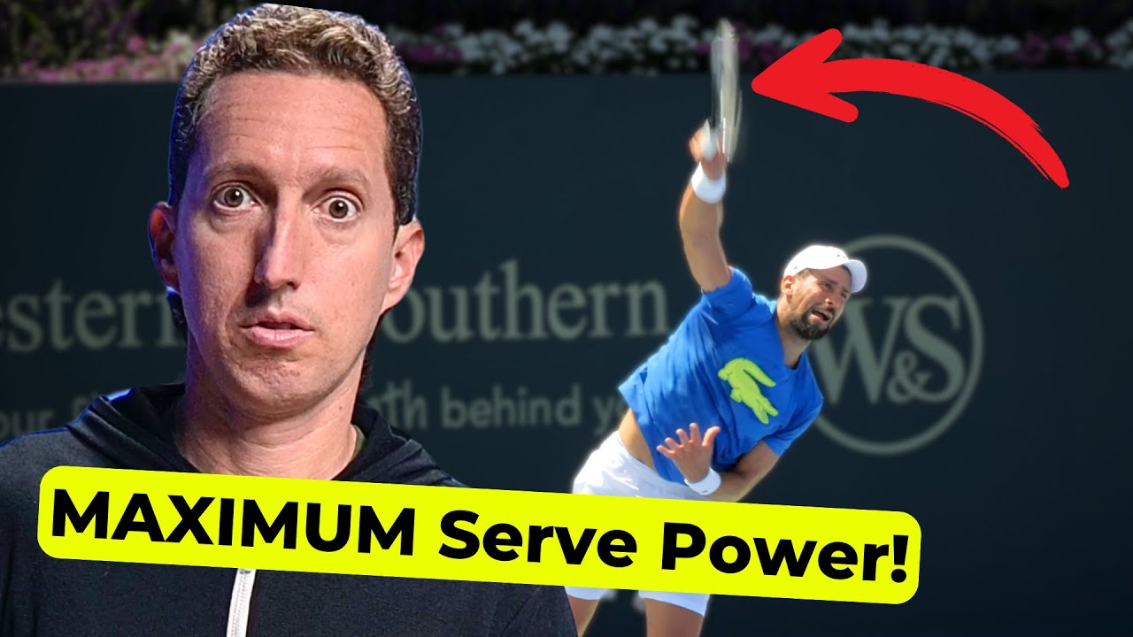 How to pronate for POWERFUL serves! Tennis Lesson