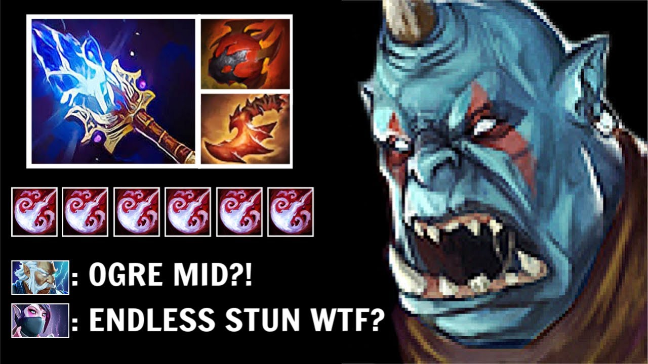 6200 HP Endless Stun Scepter + Heart Ogre Magi vs Zeus Mid Crazy Non-Stop Multicast Epic Game Dota 2