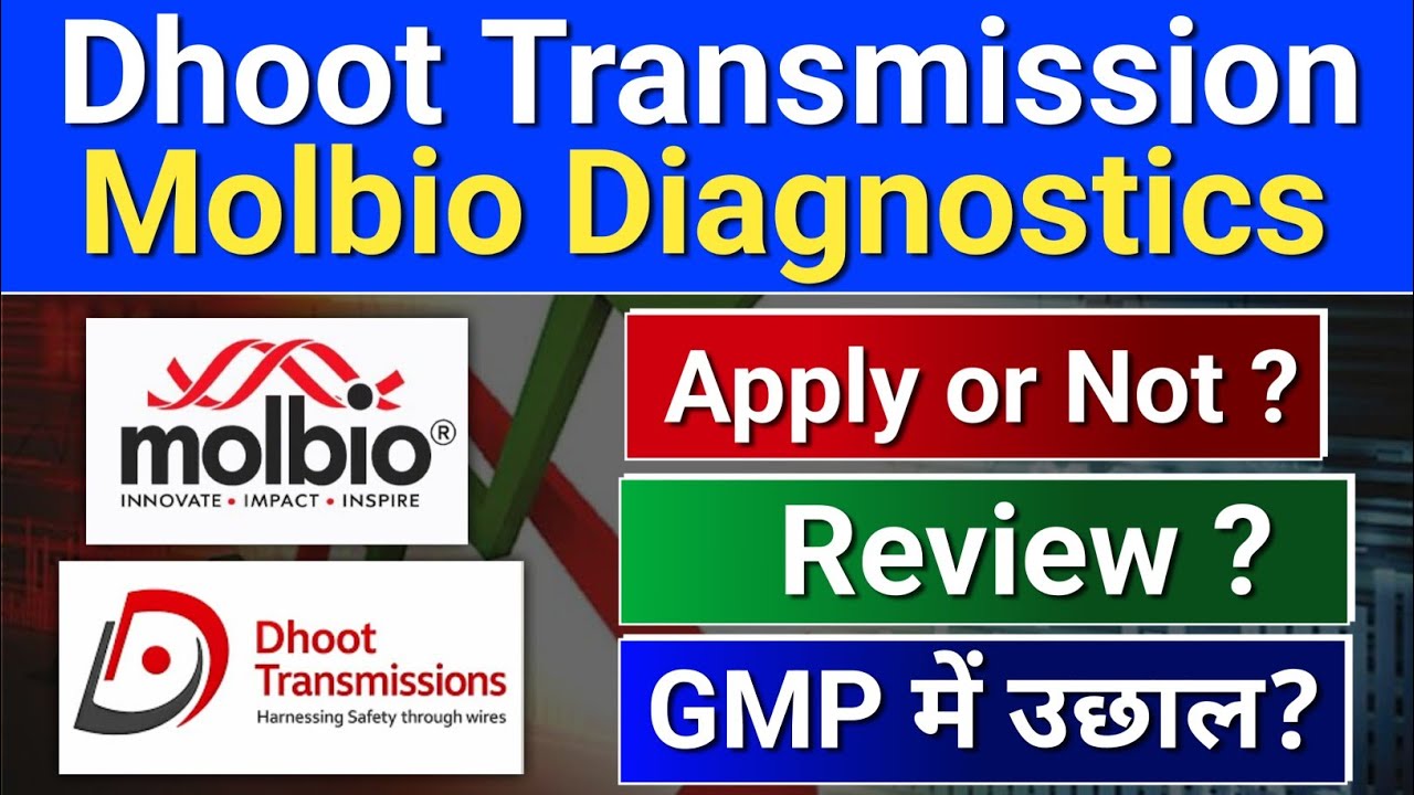 Dhoot Transmission ipo, Molbio Diagnostics ipo,  ipo latest news.