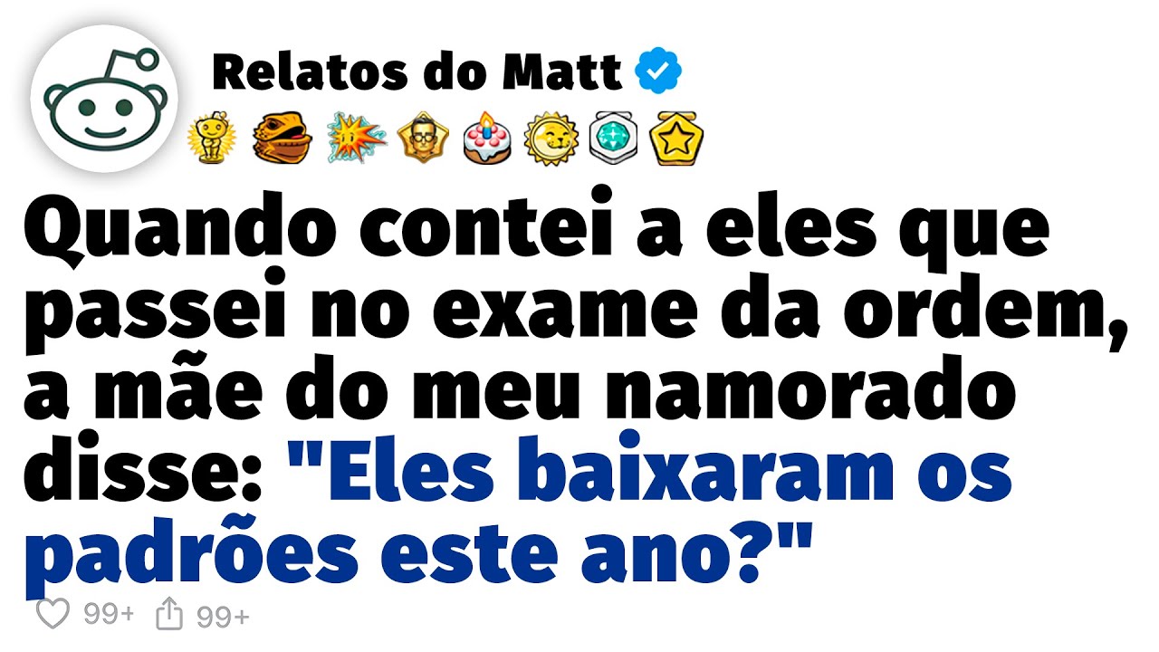 Minha sogra disse: 