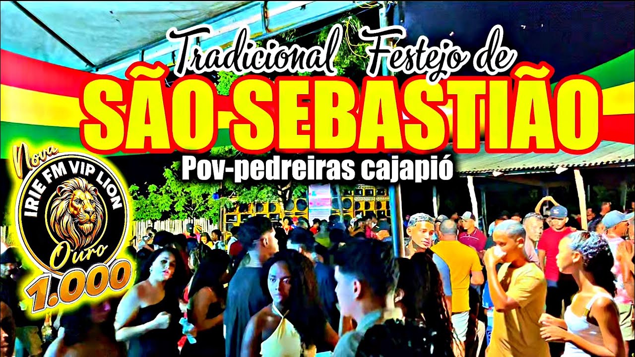 TRADICIONAL FESTEJO DE SÃO SEBASTIÃO NA RESIDÊNCIA DE ROSENO POV-PEDREIRAS CAJAPIO IRIE FM OURO MIL
