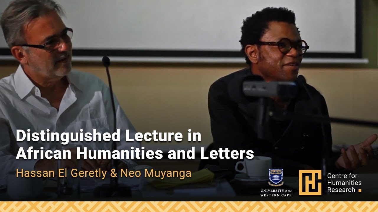 CHR DOCCTAH Distinguished Lecture in African Humanities and Letters Hassan El Geretly Neo Muyanga
