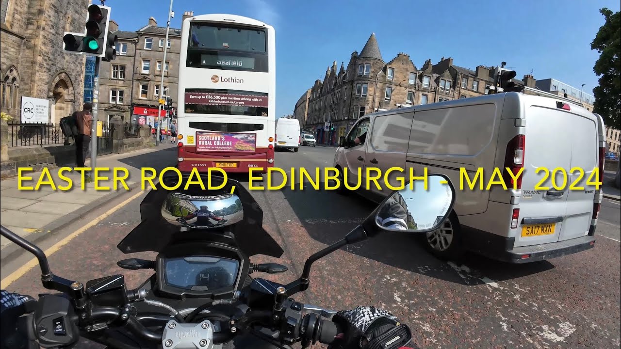 Aprilia SR GT 125 : Easter Road, Edinburgh - May 2024