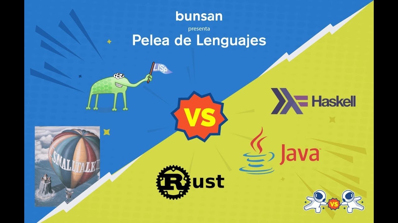 Pelea lenguajes: Haskell vs Java vs Lisp vs Rust vs Elixir
