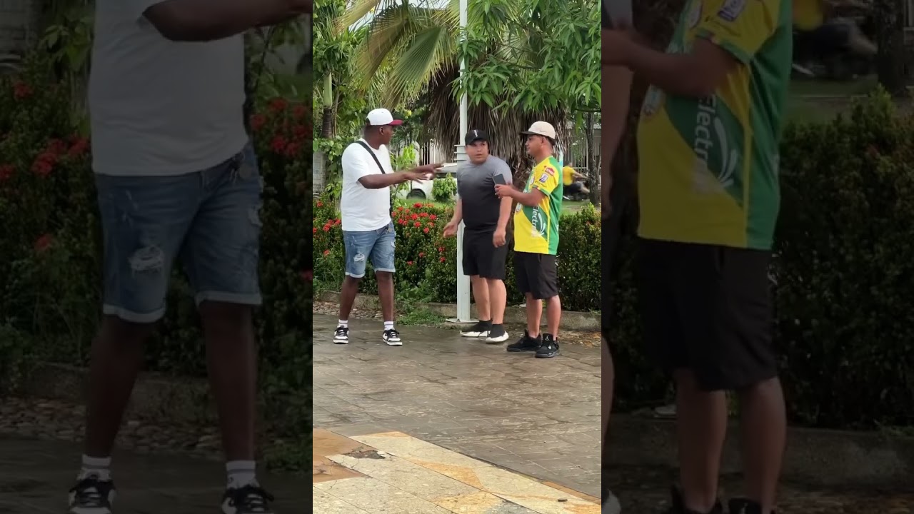 Entrevista en la calle con el bebé y con el mudo #Viral Street interview with the baby and the mute