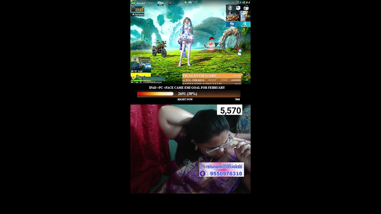 FACE CAME LIVE TELUGU  BGMI GIRL GAMER #facecam #telugu #girlgamer #shortlive #shortsfeed #bgmi