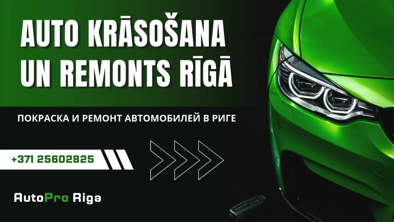 Auto krāso&scaron;ana un remonts Rīgā