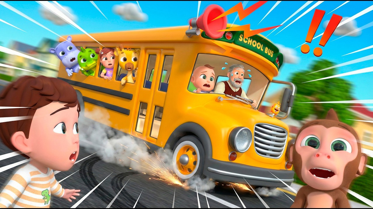 Animals Friends in the Bus | Almama Kids Songs & Nursery Rhymes