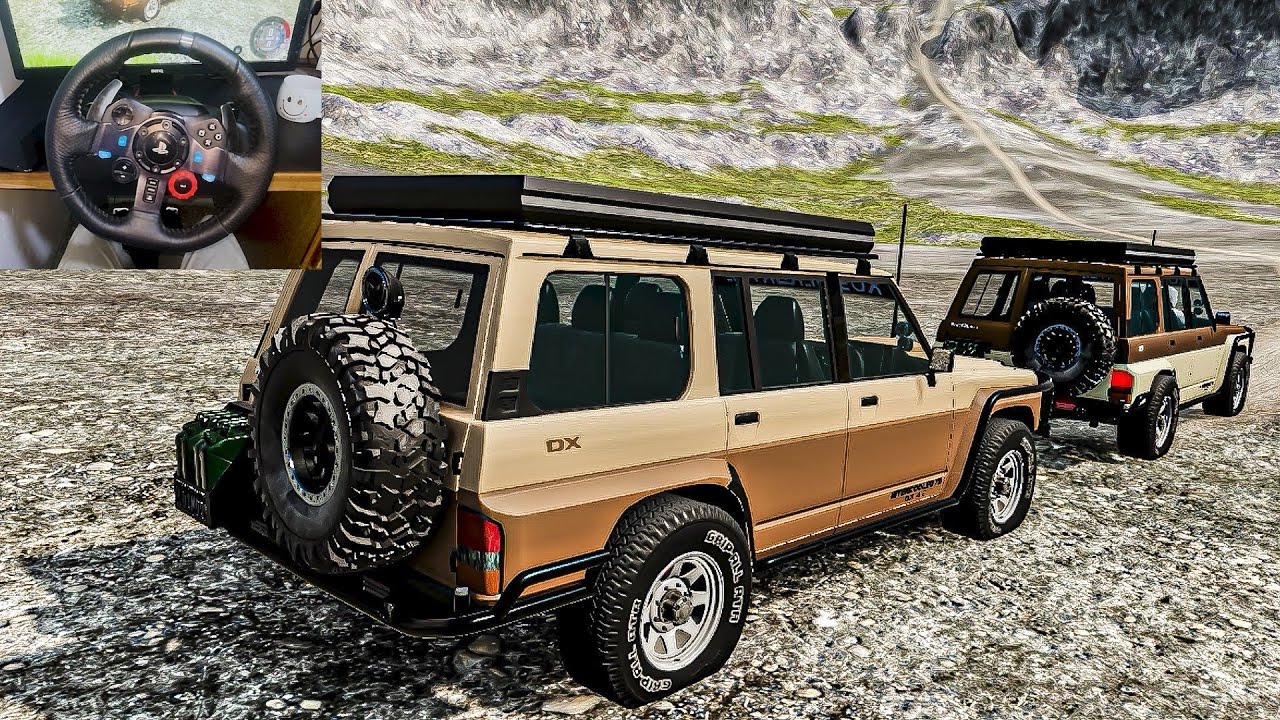 Offroad Nissan Patrol  [Logitech G29] BeamNG Drive
