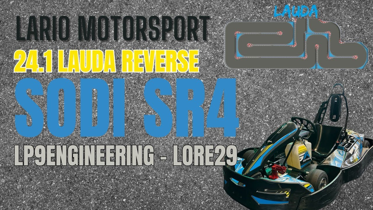 Kart Lario Motorsport 24.1 Lauda Reverse (Libere, Qualifiche, Gara. Best Lap) SODI SR4