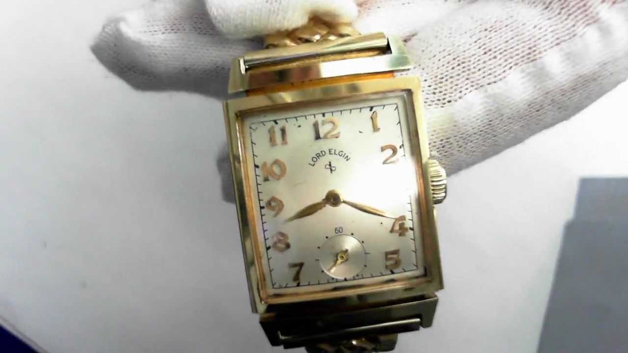 Vintage Lord Elgin (Mid-Century Circa 1948) - 14k Gold