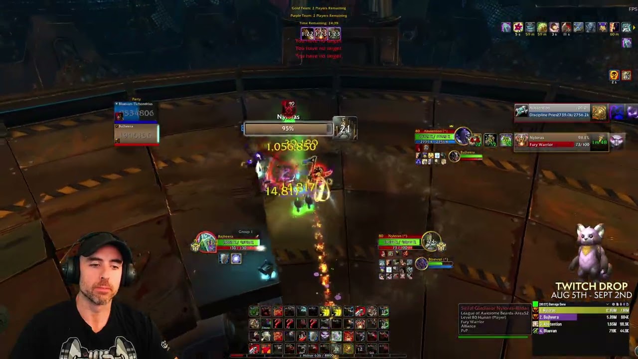 Fury Warrior / Resto Shaman 2v2 Arena (2K MMR) - WoW: The War Within 11.2