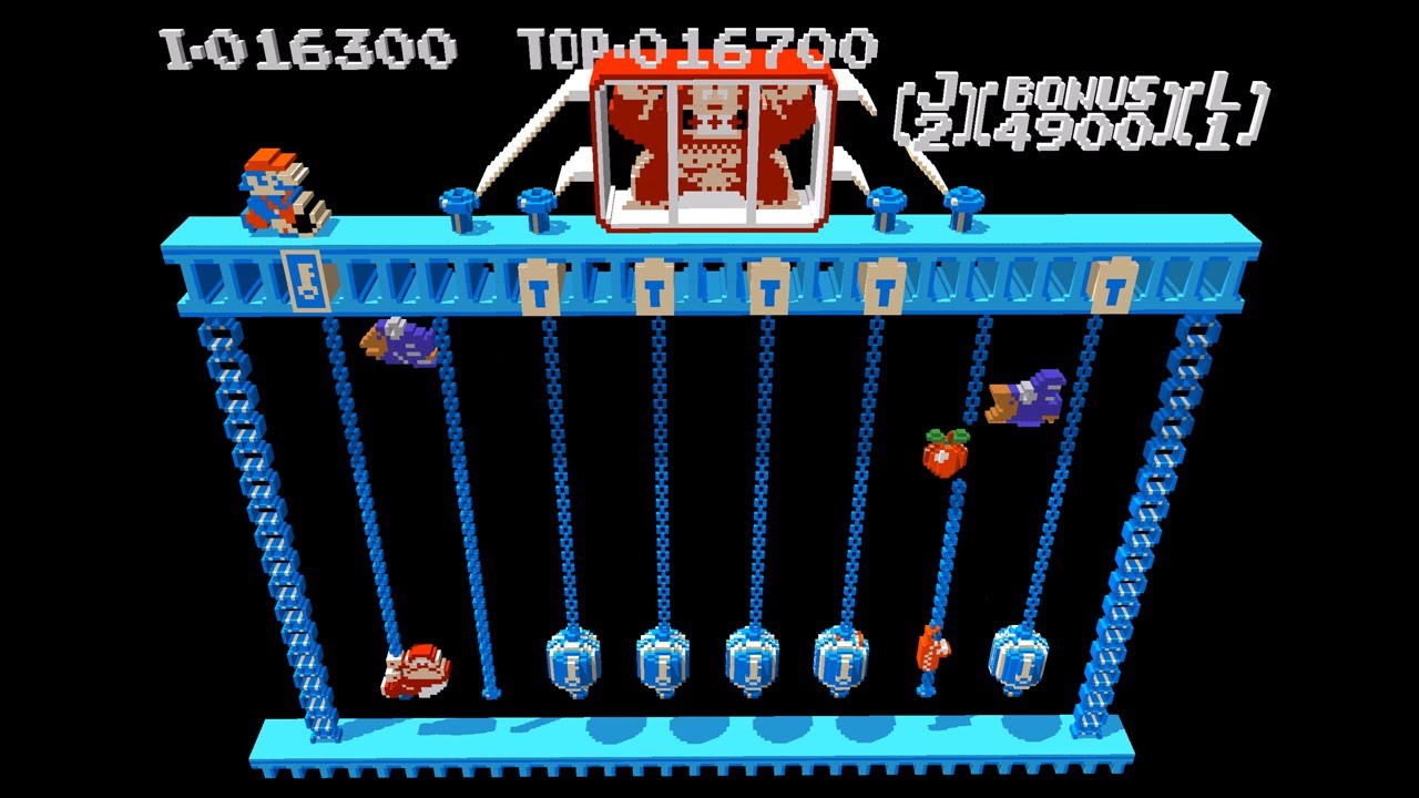 Donkey Kong Jr. in 3D