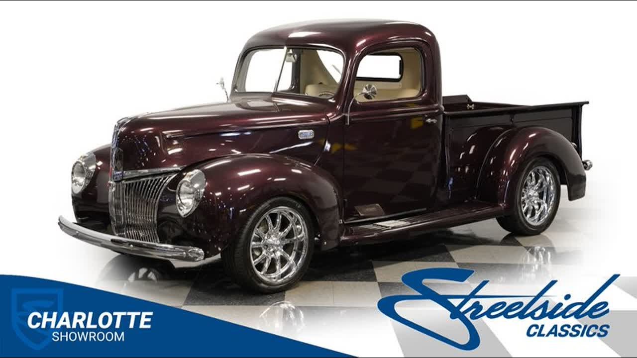 1940 Ford Pickup Restomod 9412-CHA for sale | Charlotte, Atlanta, Dallas, Tampa, Phoenix, Nashv...
