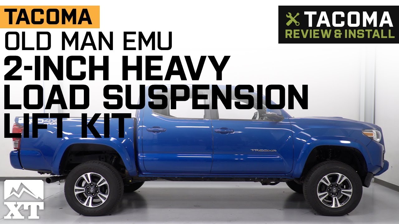 2016-2021 Tacoma Old Man Emu 2-Inch Heavy Load Suspension Lift Kit Review & Install