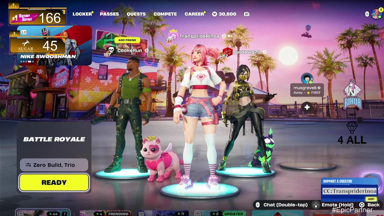 love and Legends time  #Fortnite  #EpicPartner