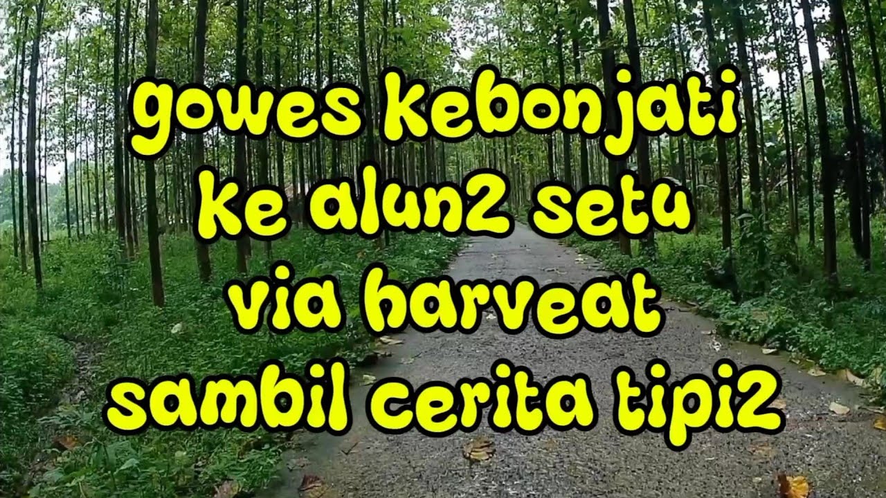 gowes kebon jati cilengsi ke alun2 setu & danau burangkeng sambil cerita tipis2