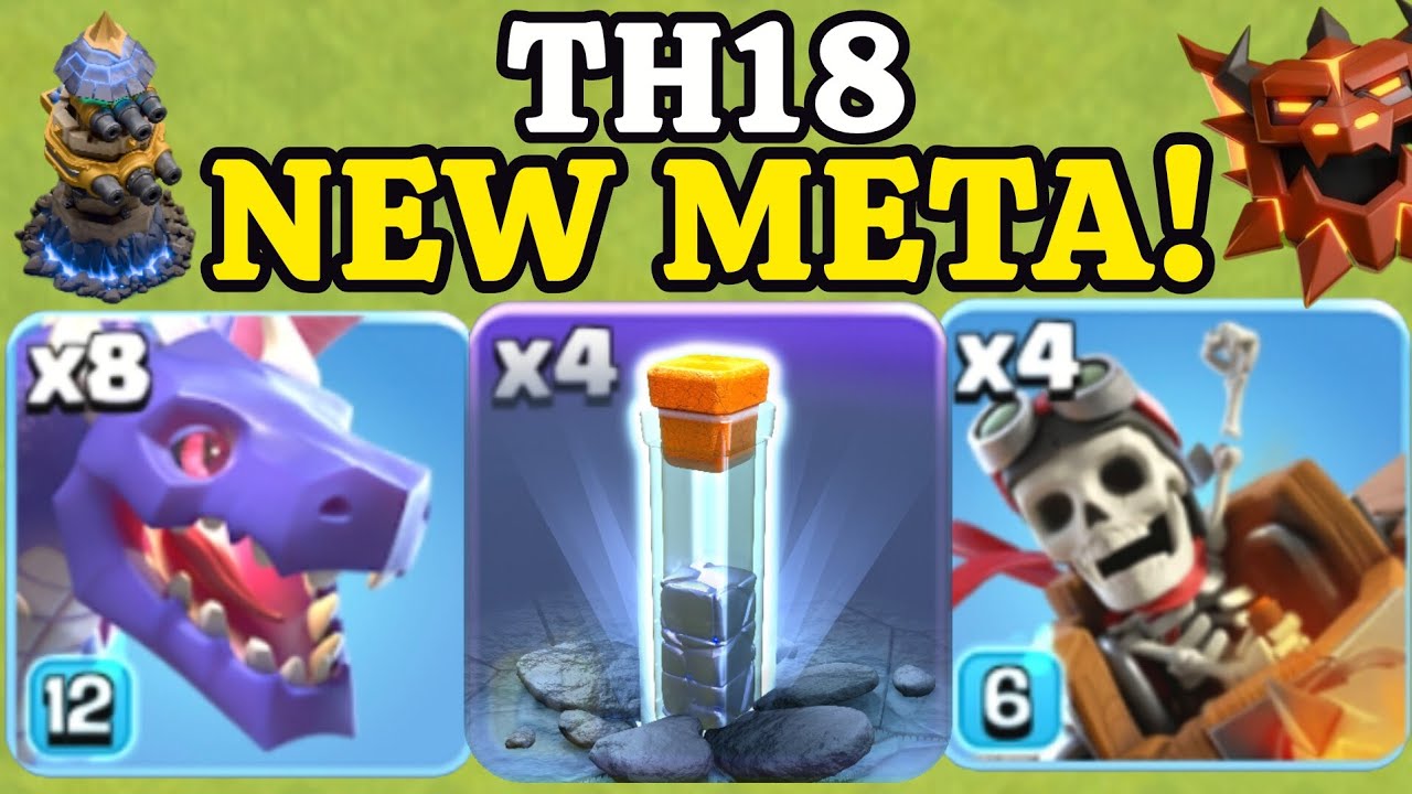 NEW META FOR TH18! Hydra Army Is OP! Must Try It! (Gold Pass Giveaway!) Clash of Clans!