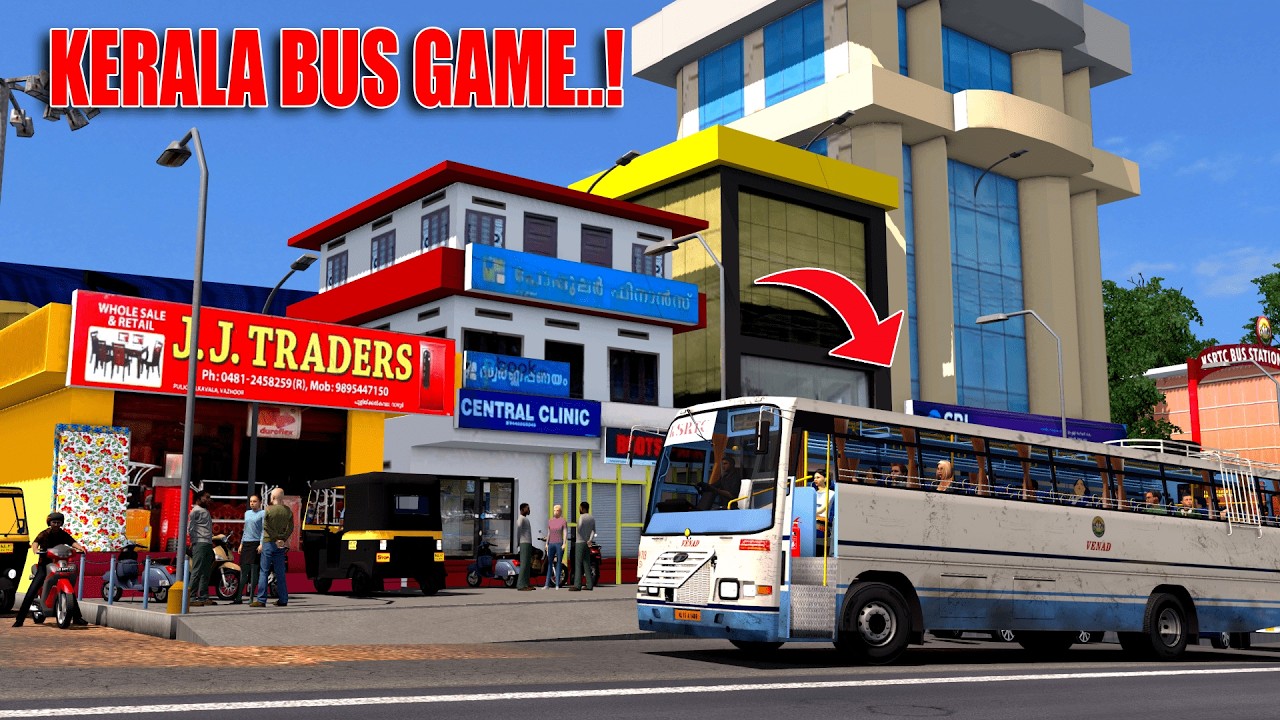 Very Old Ksrtc Express Bus Converted As an Ordinary Bus | Realistic Kerala City Bus Drive| Ets2 1.31