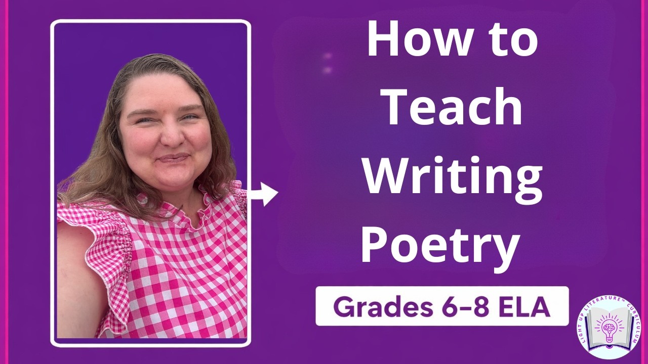 How to Teach Poetry Writing in 6th, 7th & 8th Grade (Form → Craft → Voice)