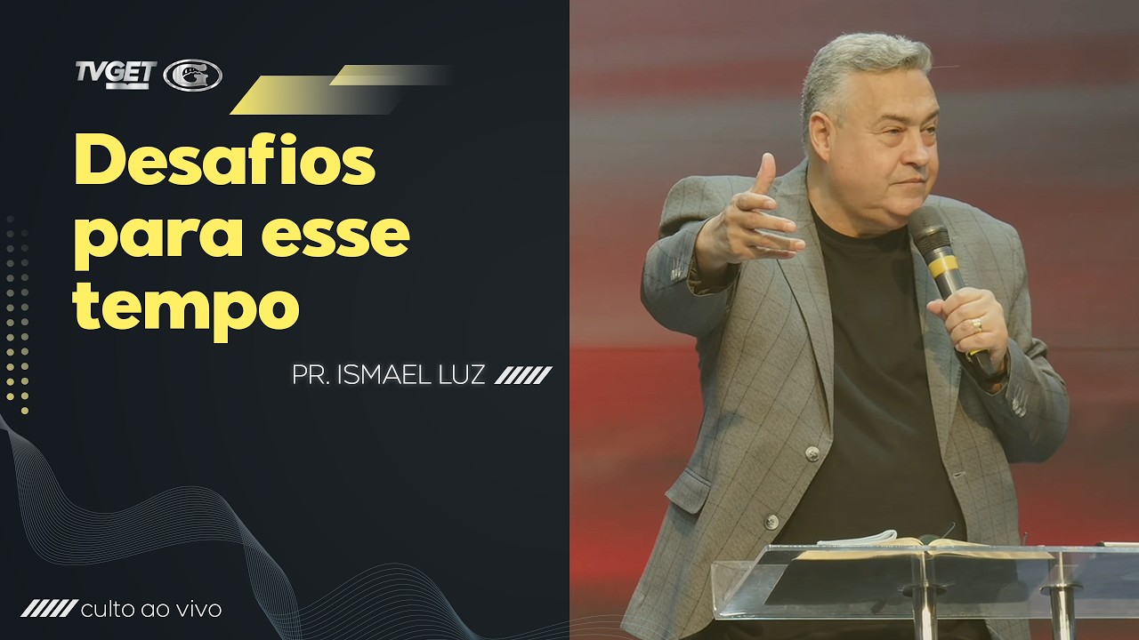 Desafios para esse tempo | Pr. Ismael Luz | Culto manh&atilde; com Deus | 12/04/2026