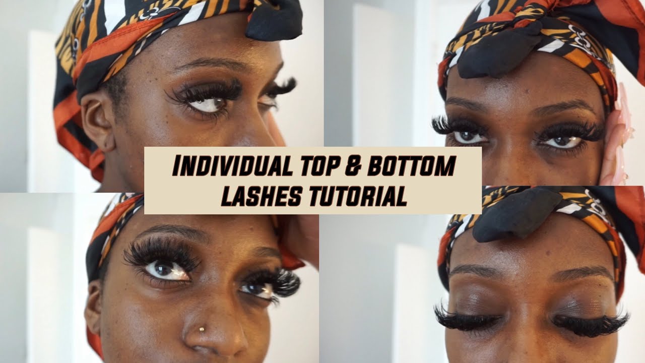 How to do individual lashes at home (Top & Bottom) | YGMT