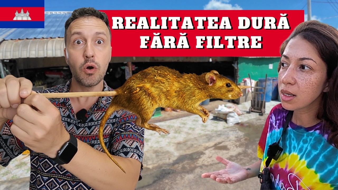 Am mâncat ȘOBOLAN și am descoperit Cambodgia autentică unde turiștii nu ajung