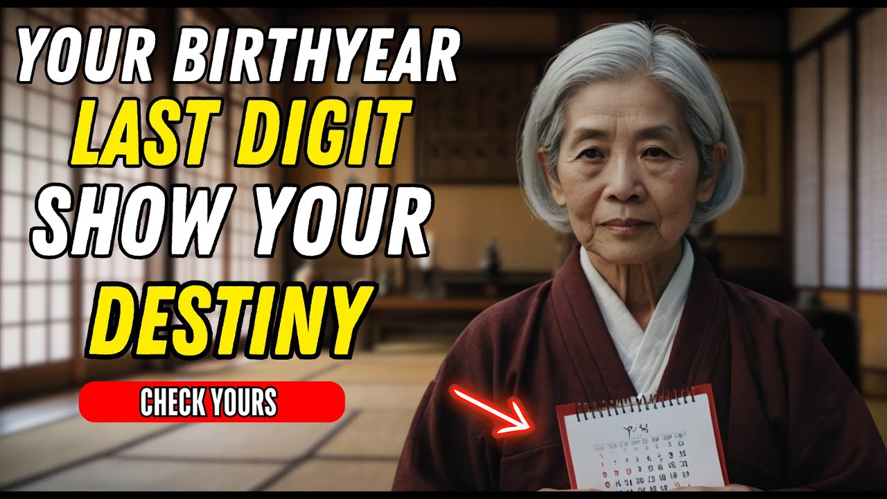 What The Last Digit of Your Birth Year Means You'll Be SHOCKED ✨Buddhist Teachings