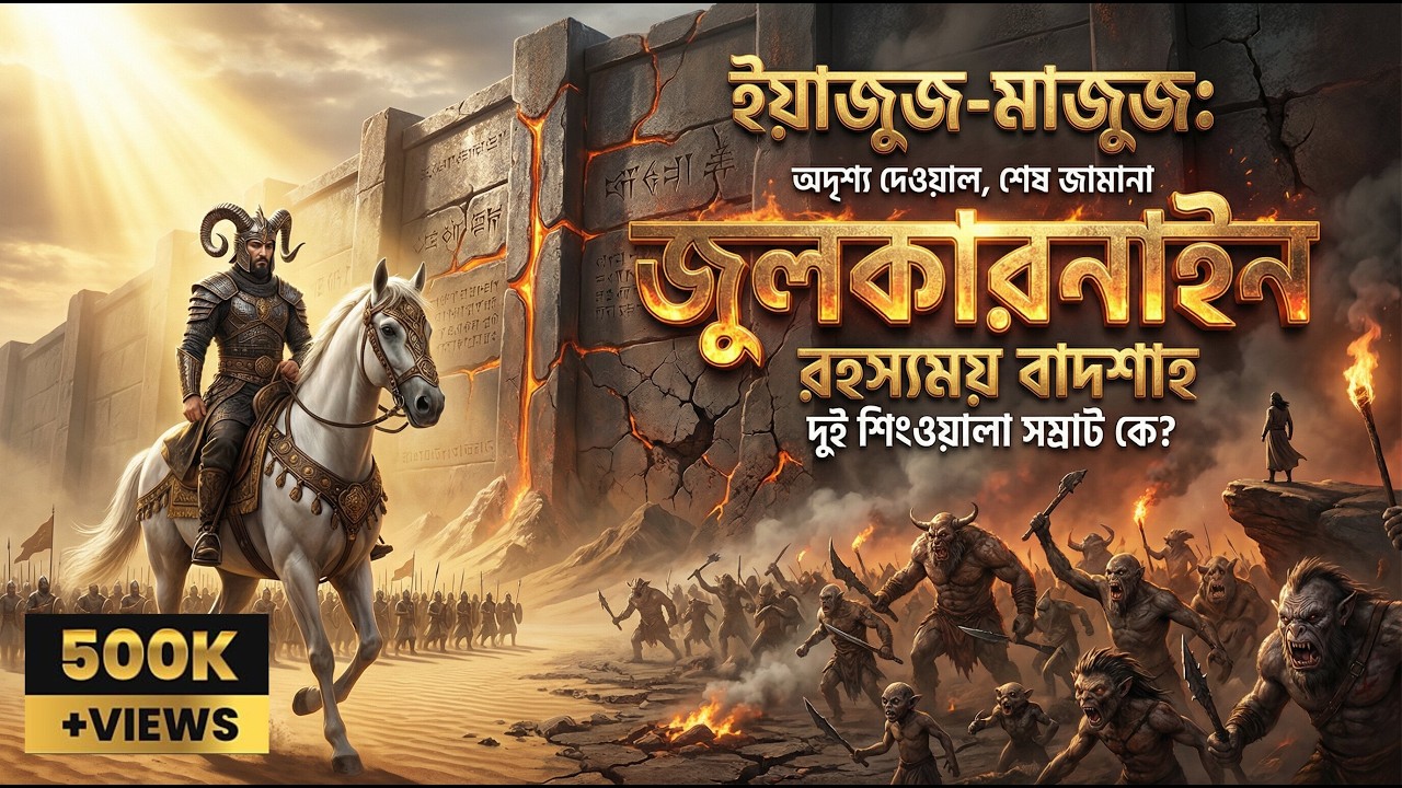 ইয়াজুজ মাজুজ কারা? কোথায় তাদের দেয়াল | যুলকারনাইন বাদশাহর রহস্য