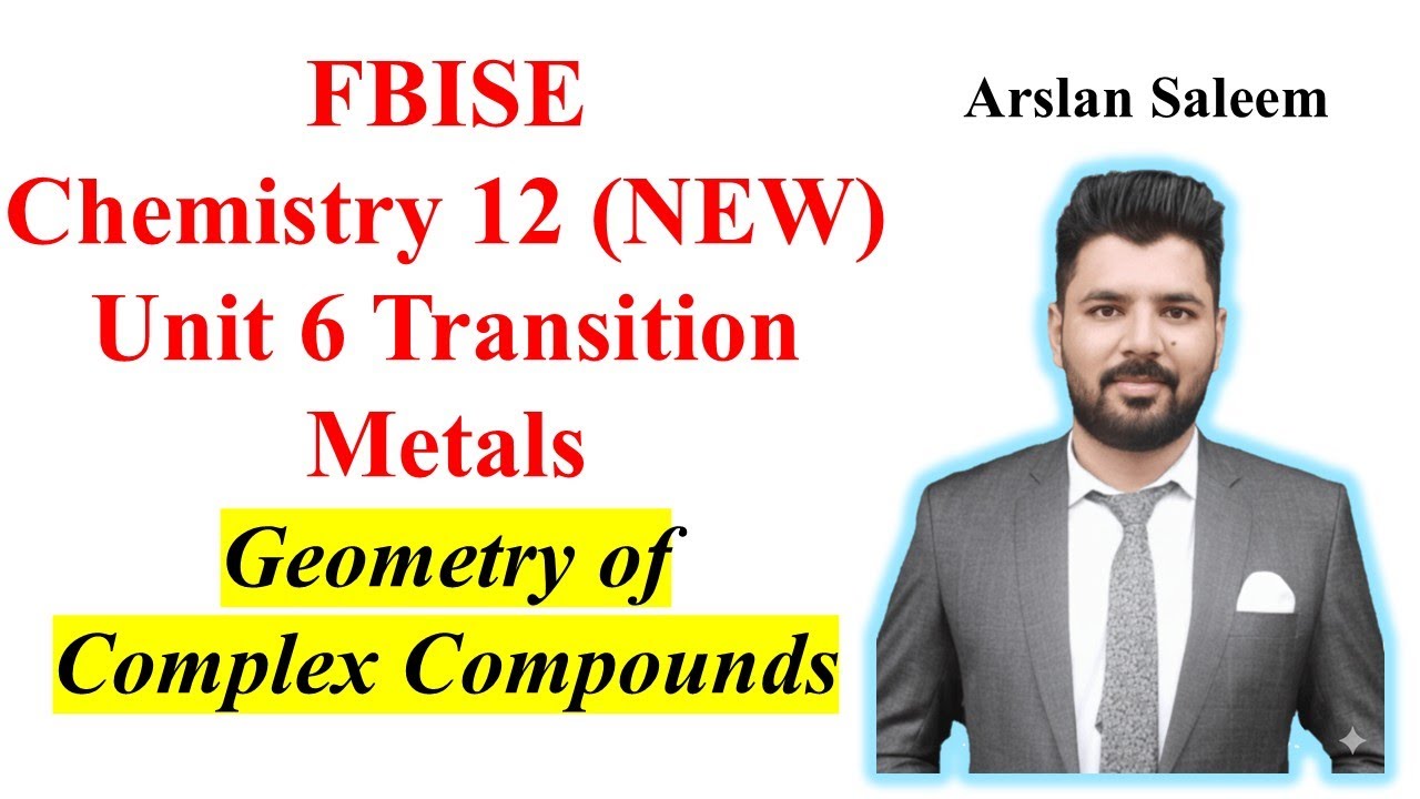 Geometry of Complex Compounds | Octahedral vs Tetrahedral vs Square Planar Complexes