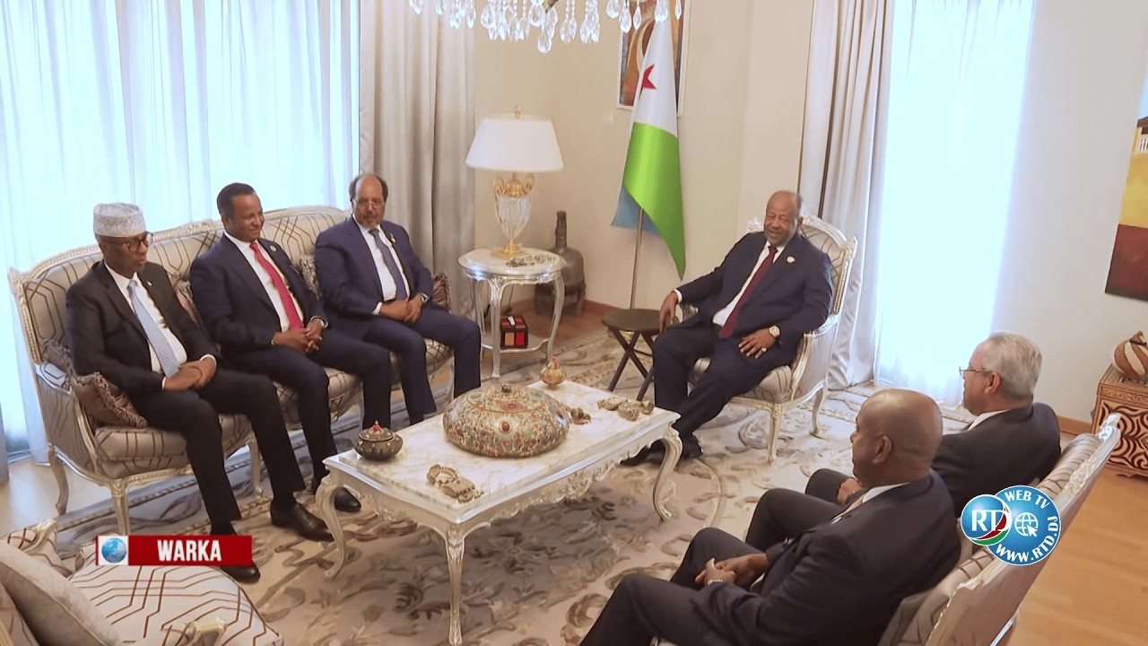 En marge du Sommet de l’UA : Le Président Ismaïl Omar Guelleh reçoit son homologue somalien