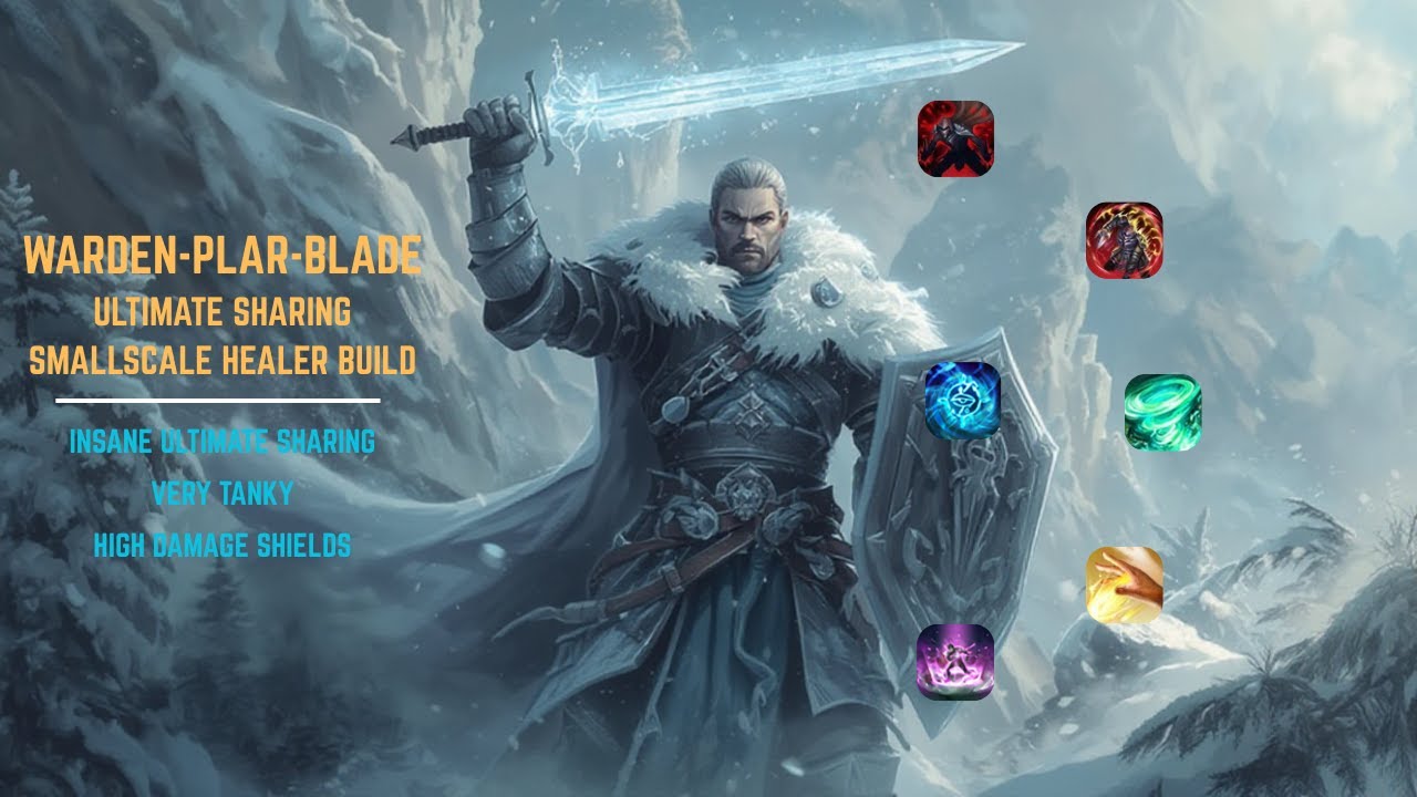 ESO PvP Healer: Warden-Plar-Blade Ultimate Sharing Subclassing Build | Update 48 |