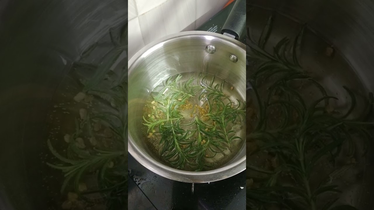 How to make Rosemary water Rosemary harvest and making water 