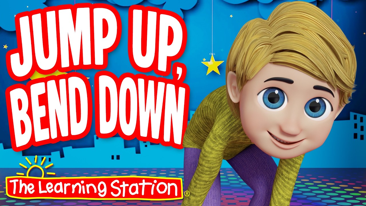 Jump Up, Bend Down ♫ Exercise Song for Kids ♫ Action Dance Song ♫ Kids Songs by The Learning Station