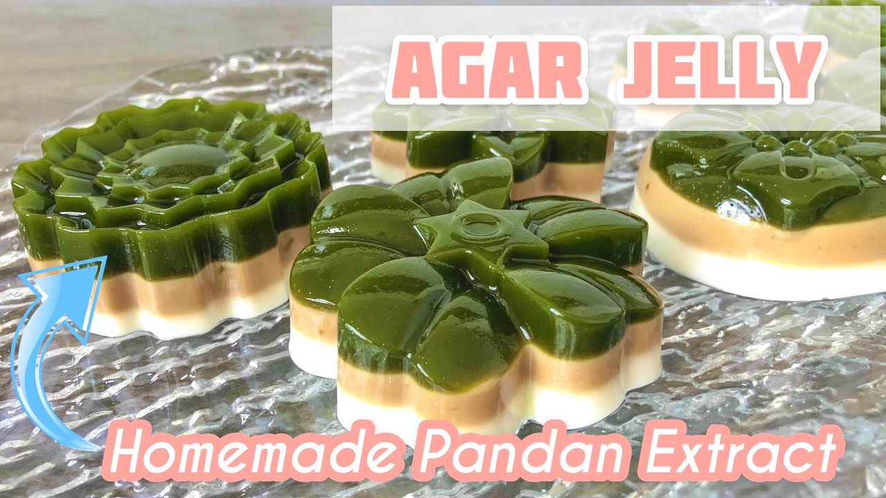 🌺 Pandan, Coffee & Coconut Agar Jelly Dessert | Low Carb Keto