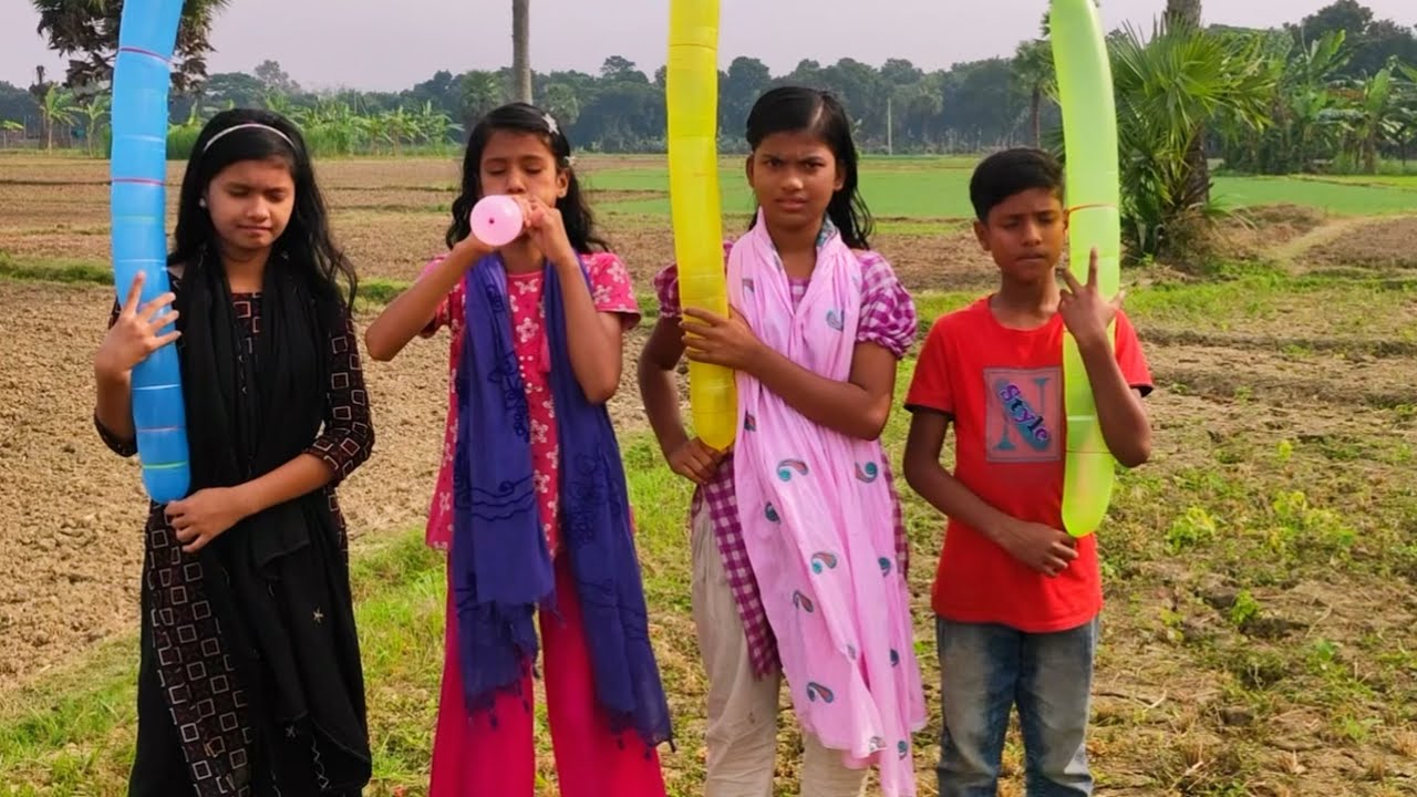 outdoor fun with Rocket Balloon and learn colors for kids by I kids episode -483.