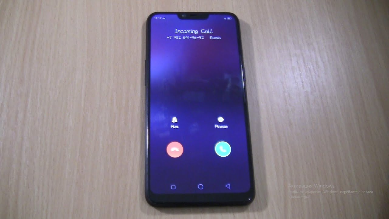 OPPO A3s Incoming call