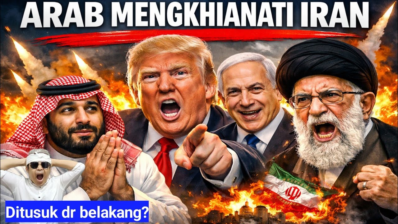 Arab mohon-mohon sama Trump! Arab cium kaki Donald Trump biar Amerika serang Iran...