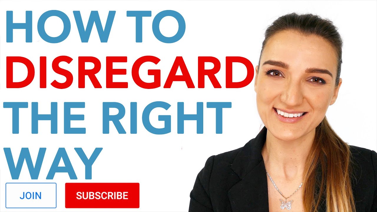 How To Disregard OCD Thoughts Properly