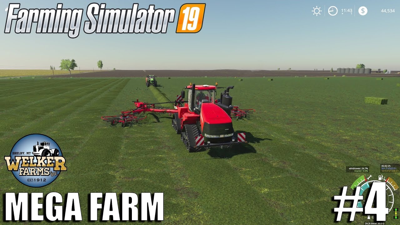 THE MEGA FARM | WELKER FARMS | FS19 Timelapse #4 | Farming Simulator 19 Timelapse