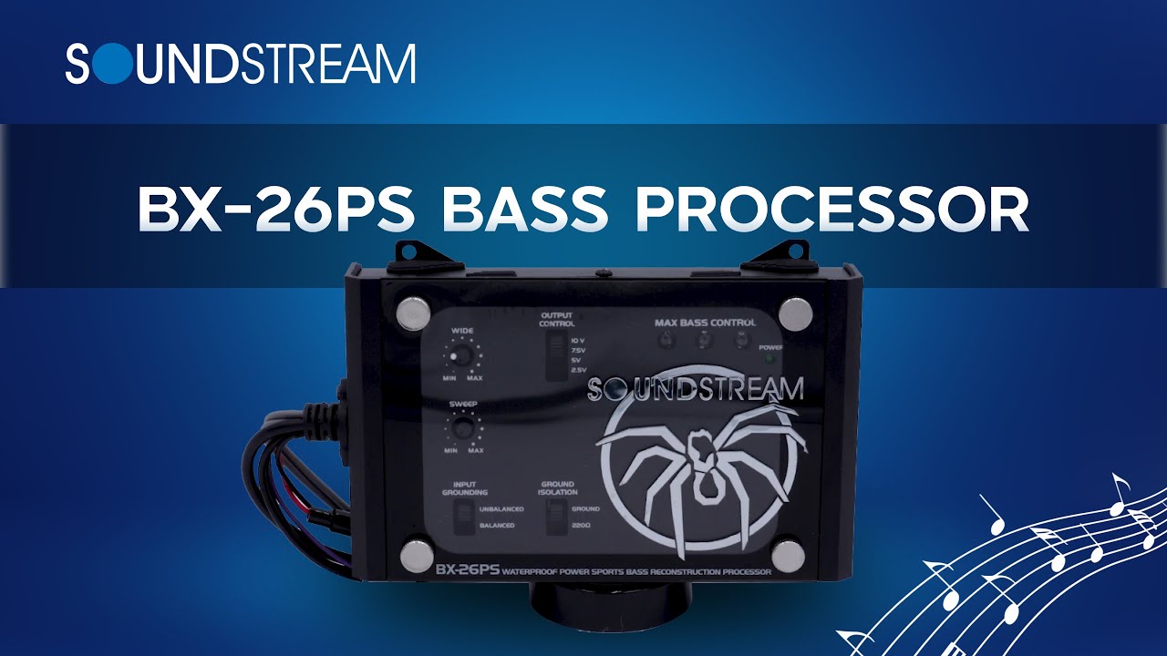 BX-26PS Digital Bass Reconstruction Processor | Soundstream