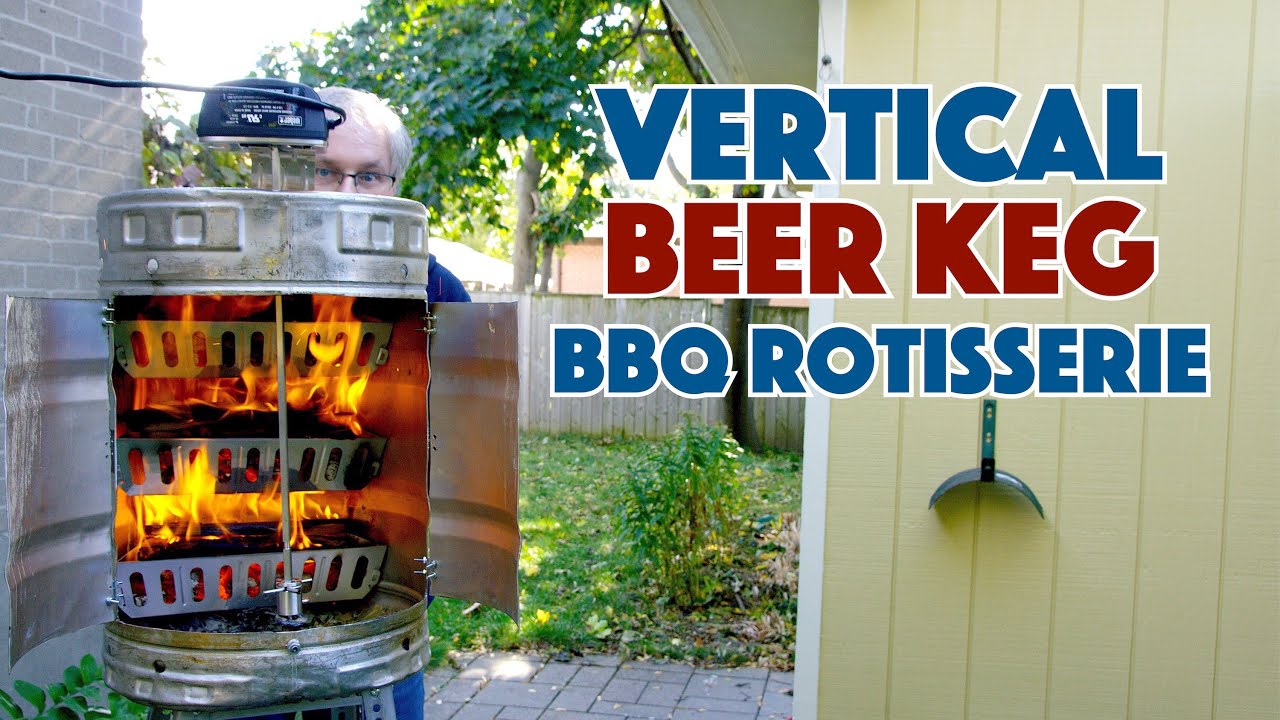 BEER KEG BBQ Build - Vertical Rotisserie Shawarma Gyros Doner