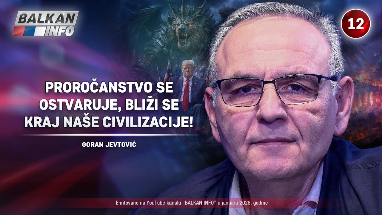INTERVJU: Goran Jevtović &ndash; Proročanstvo se ostvaruje, bliži se kraj na&scaron;e civilizacije! (15.1.2026)