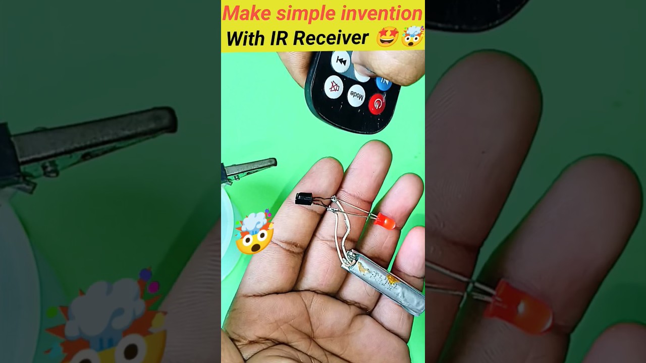 Make simple IR Receiver Project 😱🤩 amazing invention ideas 💡#science#invention#shorts#diy