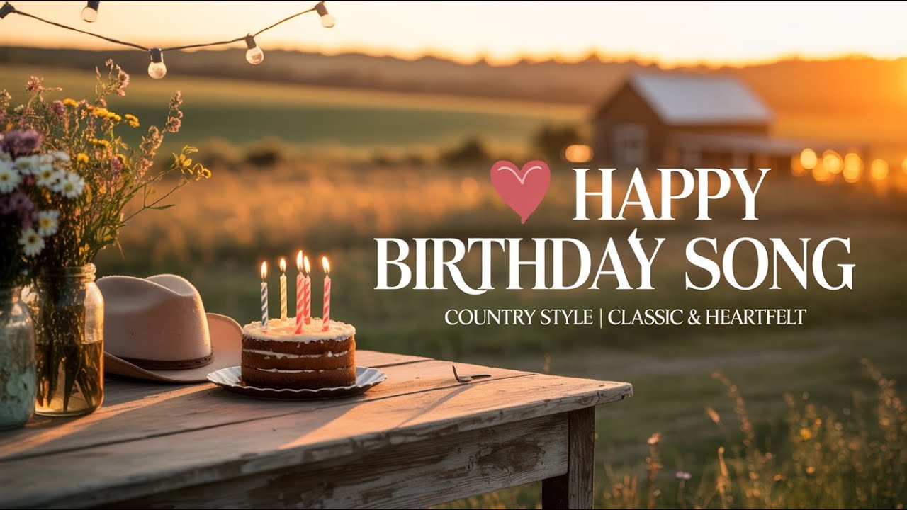 Country Happy Birthday Song 🎶 Heartfelt Classic Birthday Music for Adults