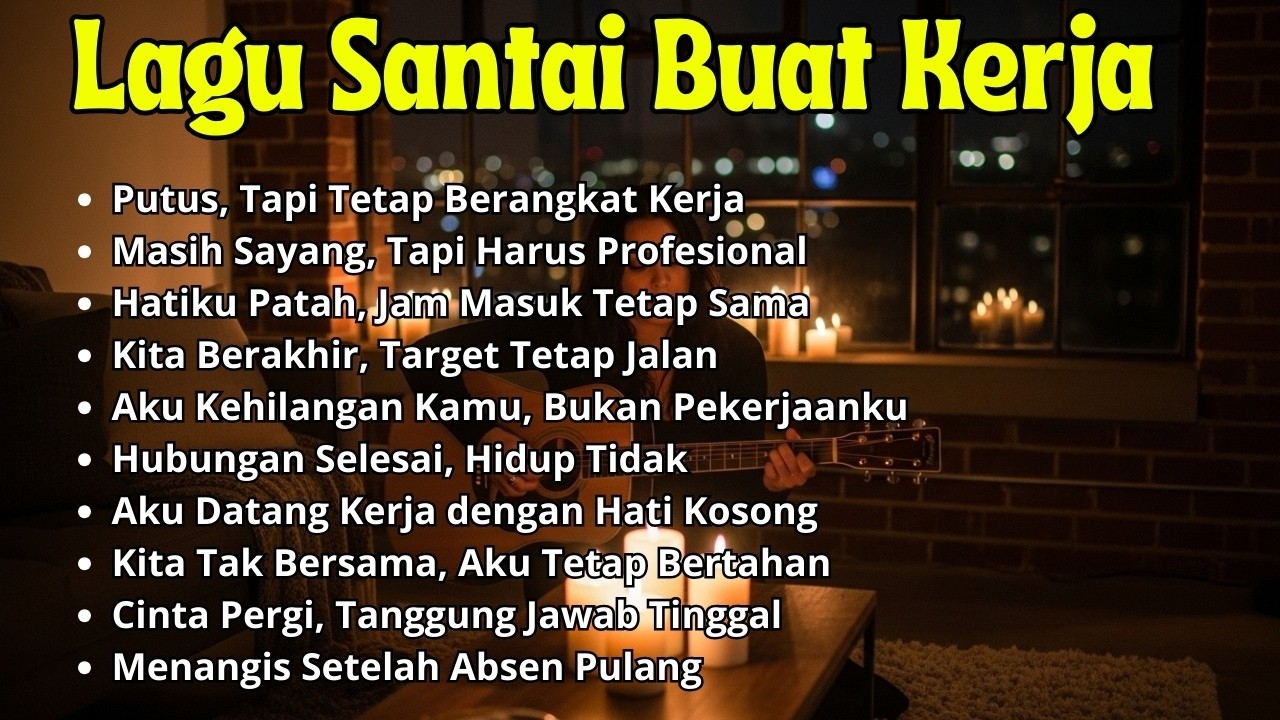🎼 Lagu Kerja Santai Tanpa Drama 2026 | Slow Rock Mellow Full Album Fokus