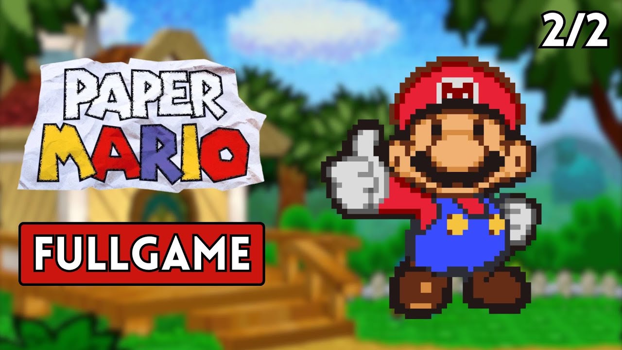 Paper Mario 100% FULL GAME Longplay/Walkthrough | No Commentary (Part 2/2)