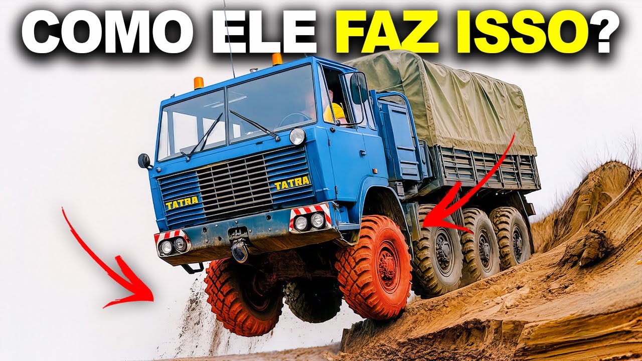 Como o Tatra 813 Consegue Passar Onde Ninguém Consegue?